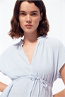 Блузка из муслина с завязками MAMA 1255762004 - Фото 13668001