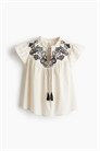 Блузка с вышивкой 1284701003 - Фото 13670135