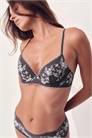 Бюстгальтер из вышитой сетки с заниженной талией 1280401001 - Фото 13671713