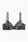 Бюстгальтер из вышитой сетки с заниженной талией 1280401001 - Фото 13671716