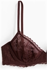 Бюстгальтер из вышитой сетки с заниженной талией 1280401004 - Фото 13671730
