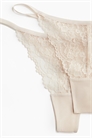 Кружевные трусы-стринги tanga в упаковке из 3 штук 1232495012 - Фото 13673824