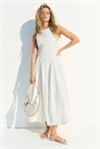 Платье из хлопкового поплина с открытой спиной 1297710001 - Фото 13679932