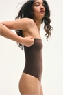 Боди стринги со скульптурным эффектом твердой формы 1280372001 - Фото 13681480