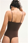 Боди стринги со скульптурным эффектом твердой формы 1280372001 - Фото 13681483