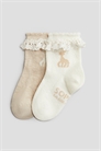 Носки с кружевной отделкой 2 шт. 1294737001 - Фото 13692125