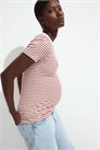 Футболка для беременных в рубчик MAMA 1308190001 - Фото 13701401