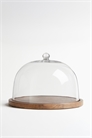 Стеклянный купол для торта с деревянным основанием 1283039001 - Фото 13708955