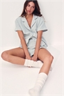 Пижама из хлопкового муслина 1284908005 - Фото 13711312