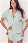 Пижама из хлопкового муслина 1284908005 - Фото 13711313