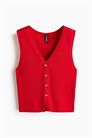 Трикотажный жилет на пуговицах 1289496005 - Фото 13711633