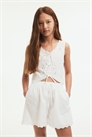 Комплект из двух частей - топа и шорт из хлопка 1290415001 - Фото 13711777