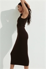 Платье-миди из ребристого джерси 1297680006 - Фото 13746850