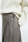 Шерстная юбка с поясом 1262813001 - Фото 13747987