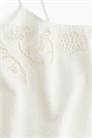 Пляжный топ с декоративным узором "бродери англез 1225771001 - Фото 13753027