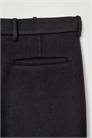 Шерстяные брюки свободного кроя 1256076001 - Фото 13759036