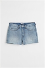 Тонкие джинсовые шорты 1078528001 - Фото 13765098