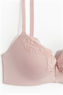 Бюстгальтер пуш-ап из микрофибры и кружева 1292612003 - Фото 13780484