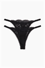Кружевные трусы-танга со стрингами в 2 упаковках 1252637001 - Фото 13785685