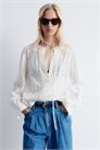 Объемная блузка с кружевной отделкой 1282657001 - Фото 13793423