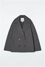 Двубортный пиджак из шерстяного микса 1242330001 - Фото 13799918