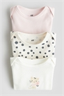 Боди из трикотажа с принтом, 3 штуки 1265824005 - Фото 13800406