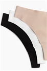 Невидимые хлопковые трусы-бразильяна из 3 комплектов 1224305016 - Фото 13808095