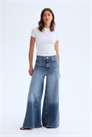 Расклешенные джинсы 1302280001 - Фото 13810855