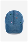 Джинсовая кепка с вышивкой 1264601002 - Фото 13814885