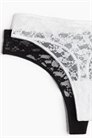 Кружевные трусы стринги в упаковке из 5 штук 1300843001 - Фото 13823710