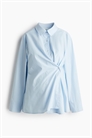 Хлопковая рубашка MAMA 1290092001 - Фото 13825581