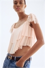 Топ с кружевными рукавами 1310285001 - Фото 13835427