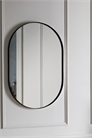 Овальное зеркало с металлической окантовкой 60 X 90 см 1312941001 - Фото 13839531
