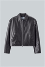Кожаная куртка в боксерском стиле 1283220001 - Фото 13848373