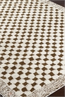 Сканди клетчатый ковер с высоким ворсом 1290351001 - Фото 13848825