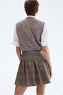 Плиссированная мини-юбка 1301116001 - Фото 13849763