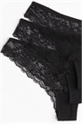 Кружевные трусы-бразильяна из 5 штук 1237804005 - Фото 13851635