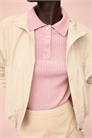 Рубашка-поло из ребристого трикотажа 1309544002 - Фото 13854408