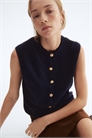 Жилет из тонкого трикотажа 1295180002 - Фото 13854903
