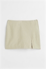 Короткая юбка из льняного бленда 1072786001 - Фото 13856587