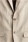 Льняной блейзер с зауженным кроем 1207861001 - Фото 13857481