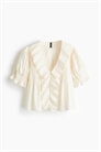 Блузка из хлопка с ворсом 1308426001 - Фото 13861712