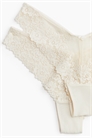 Кружевные трусы-бразильяна, набор из 2 шт 1282124002 - Фото 13873179