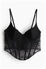Кружевное бюстье с мягкими чашечками 1247056001 - Фото 13875830