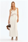 Платье на бретельках с кружевной отделкой 1313385001 - Фото 13888868