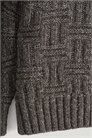 Джемпер из шерсти с плетением в виде корзины 1291711001 - Фото 13902841
