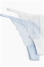 Кружевные трусы-стринги tanga в упаковке из 3 штук 1232495014 - Фото 13903229