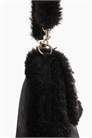 Сумка через плечо с пушистой отделкой 1255244001 - Фото 13912442