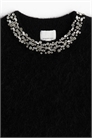 Топ из мохерового бленда, украшенный стразами 1253458001 - Фото 13925197