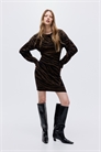 Платье из жаккардового трикотажа 1307268001 - Фото 13925412